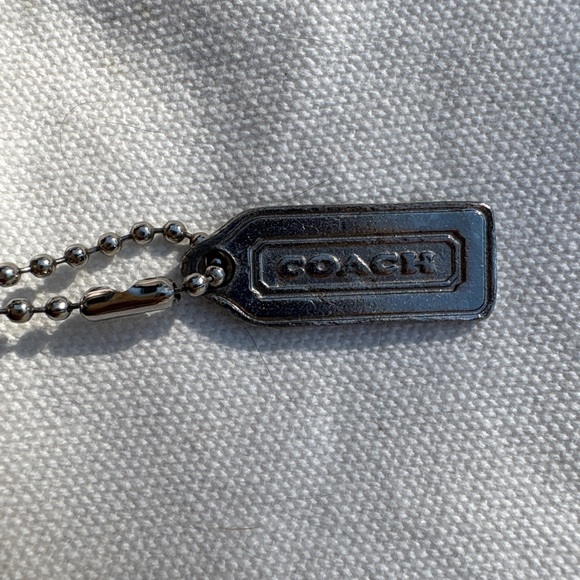 Coach Vintage 1998 HTF Pearlized Grey Nappa Leather Mini Tote Made in Italy 6108 - Picture 10 of 14